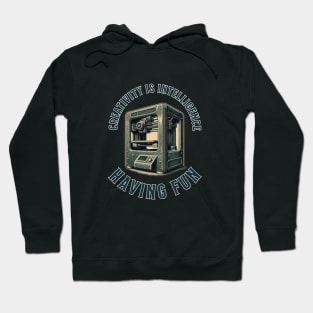 Creativity is Intelligence Having Fun - 3D Printing Hoodie